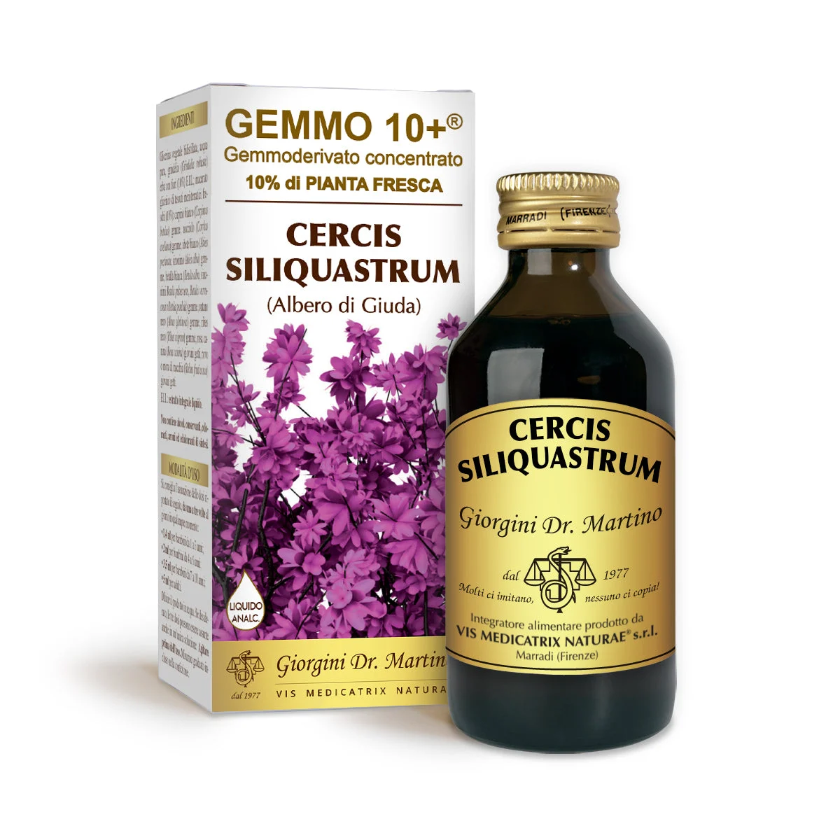 Dr Giorgini gemmo 10+ albero di giuda 100 ml liquido analcoolico