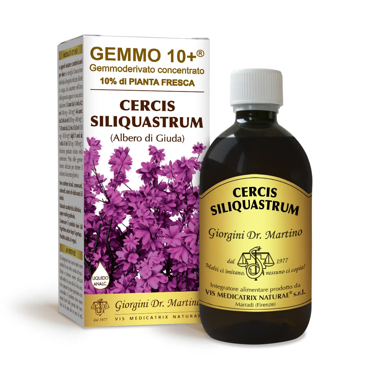 Dr Giorgini gemmo 10+ albero di giuda 500 ml liquido analcoolico