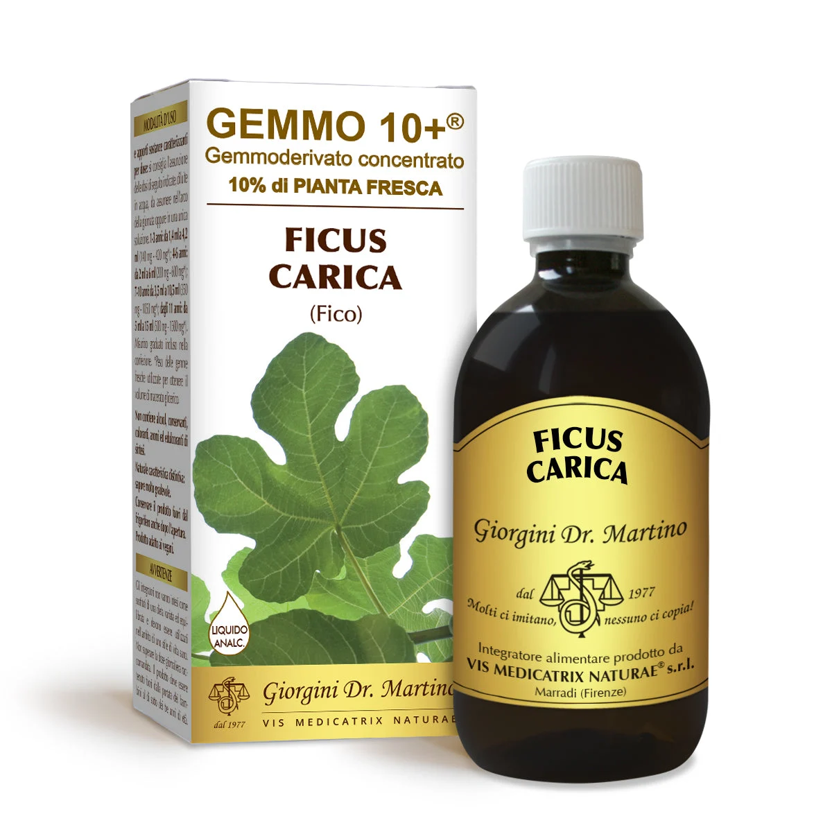 Dr Giorgini gemmo 10+ fico 500 ml liquido analcoolico