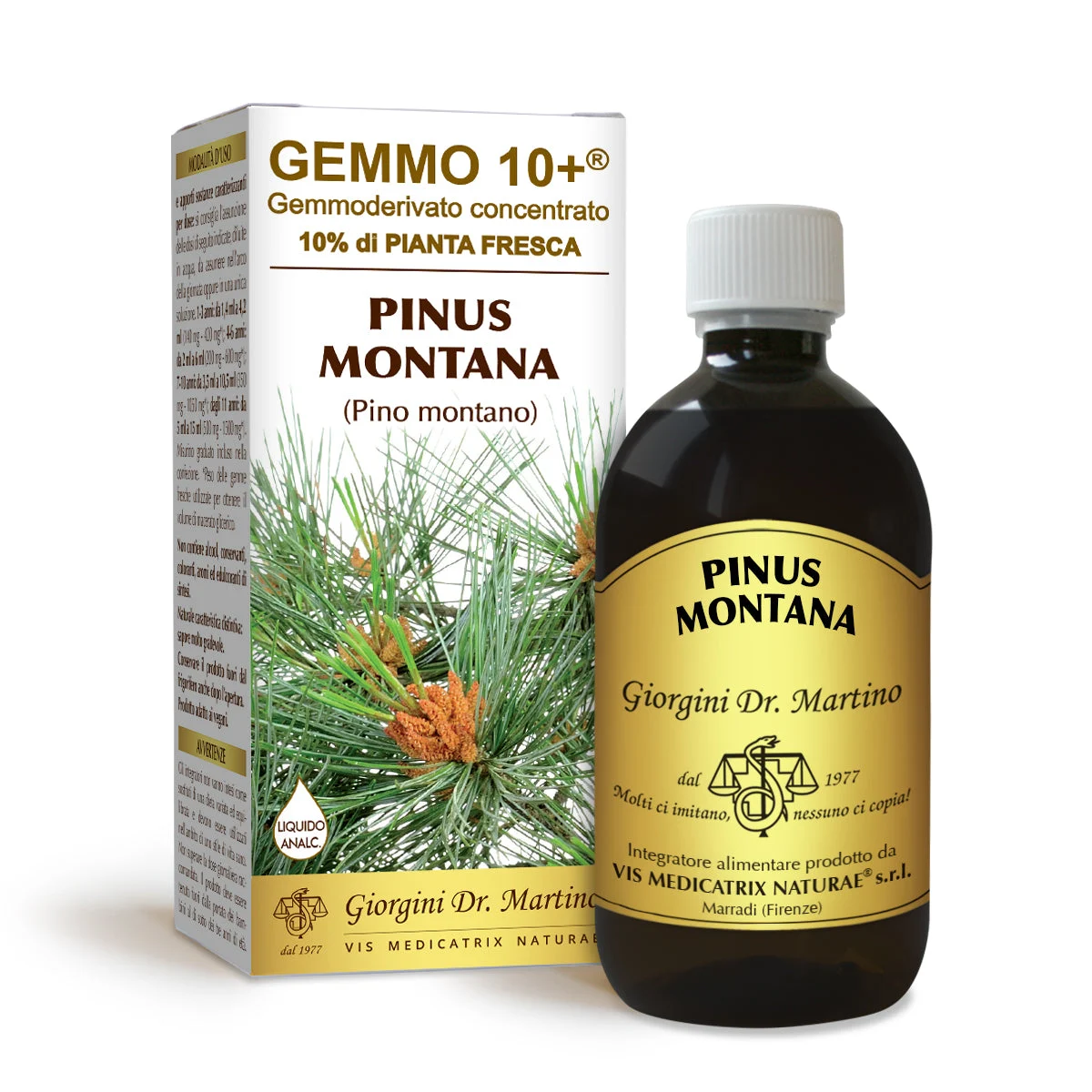 Dr Giorgini gemmo 10+ pino montano 500 ml liquido analcoolico