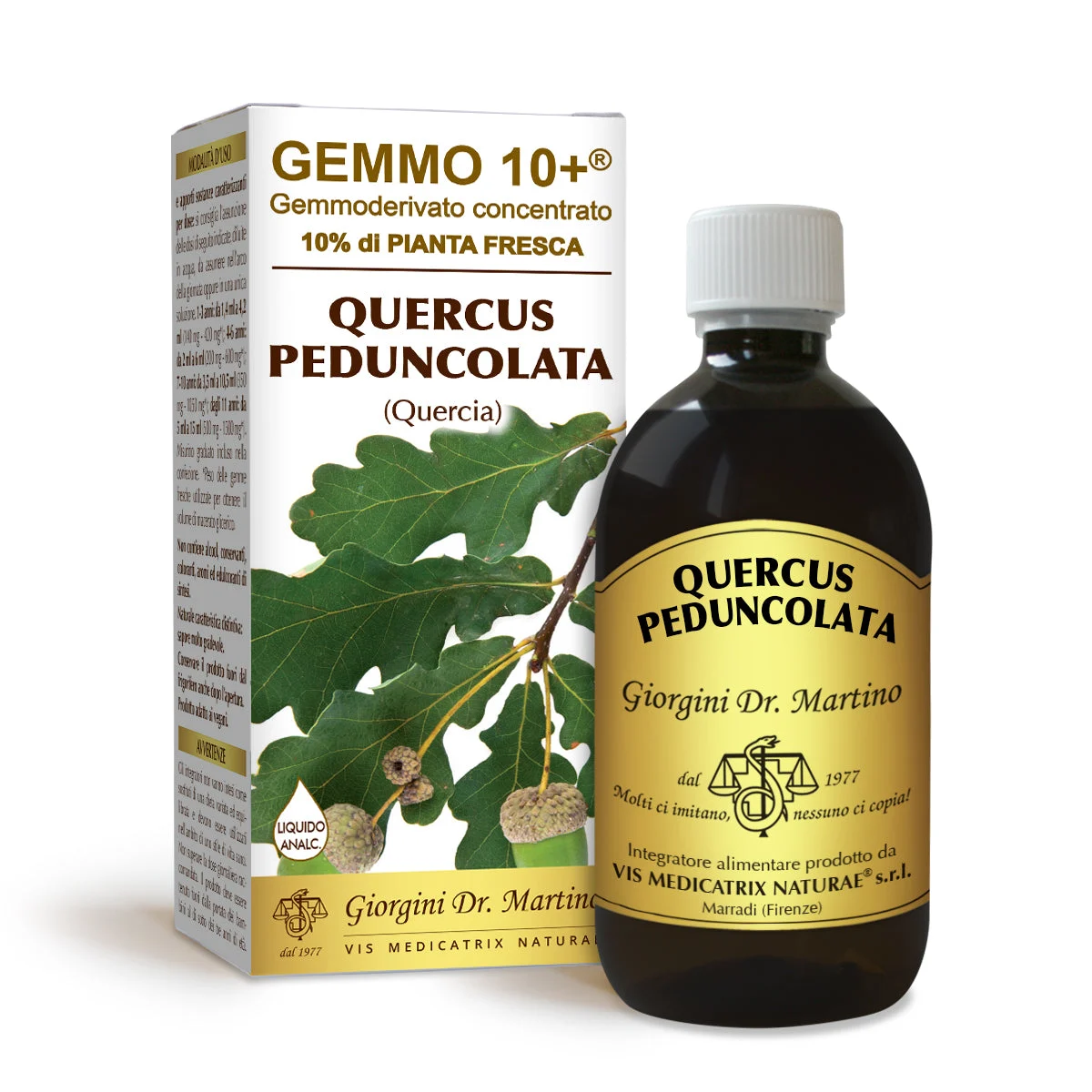 Dr Giorgini gemmo 10+ quercia 500 ml liquido analcoolico