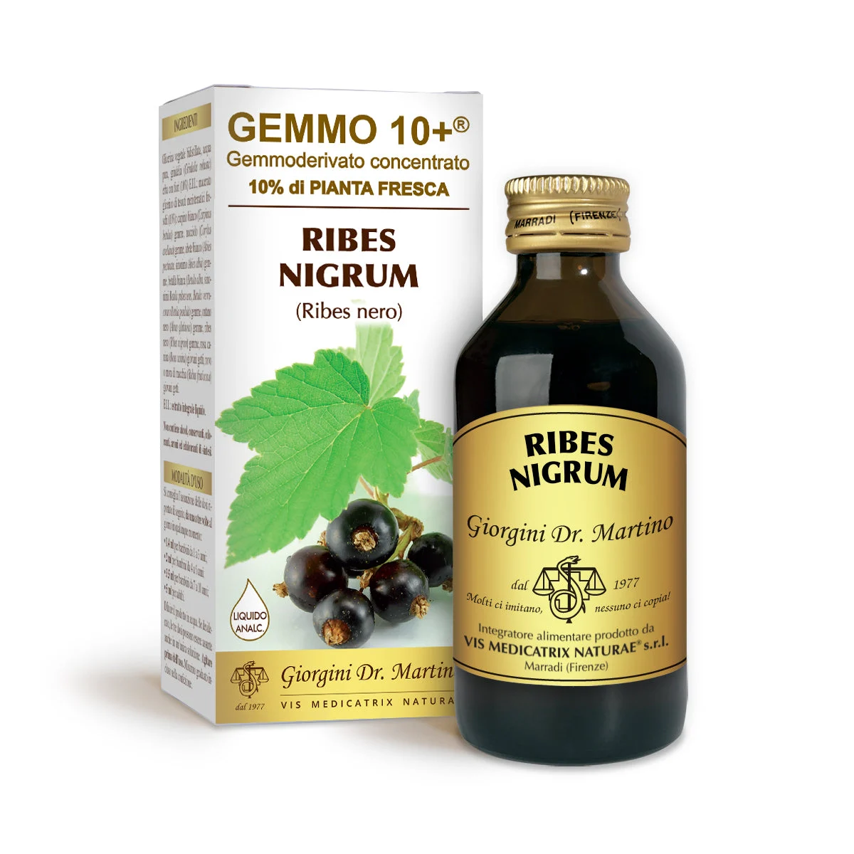 Dr Giorgini gemmo 10+ ribes nero 100 ml liquido analcoolico