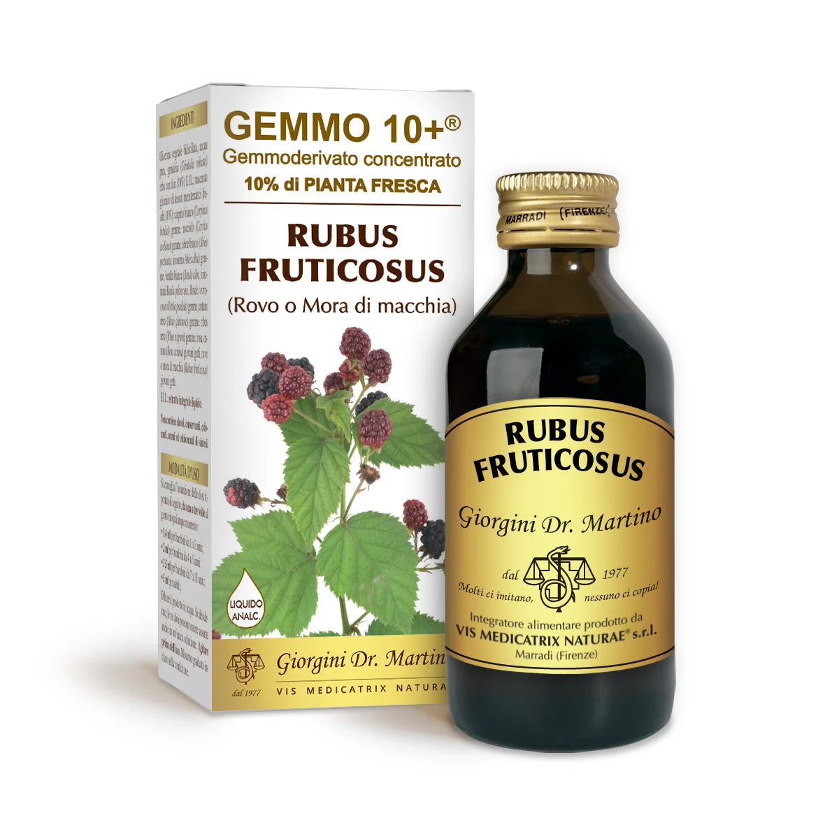 Dr Giorgini gemmo 10+ rovo (mora di macchia) 100 ml liquido analcoolico