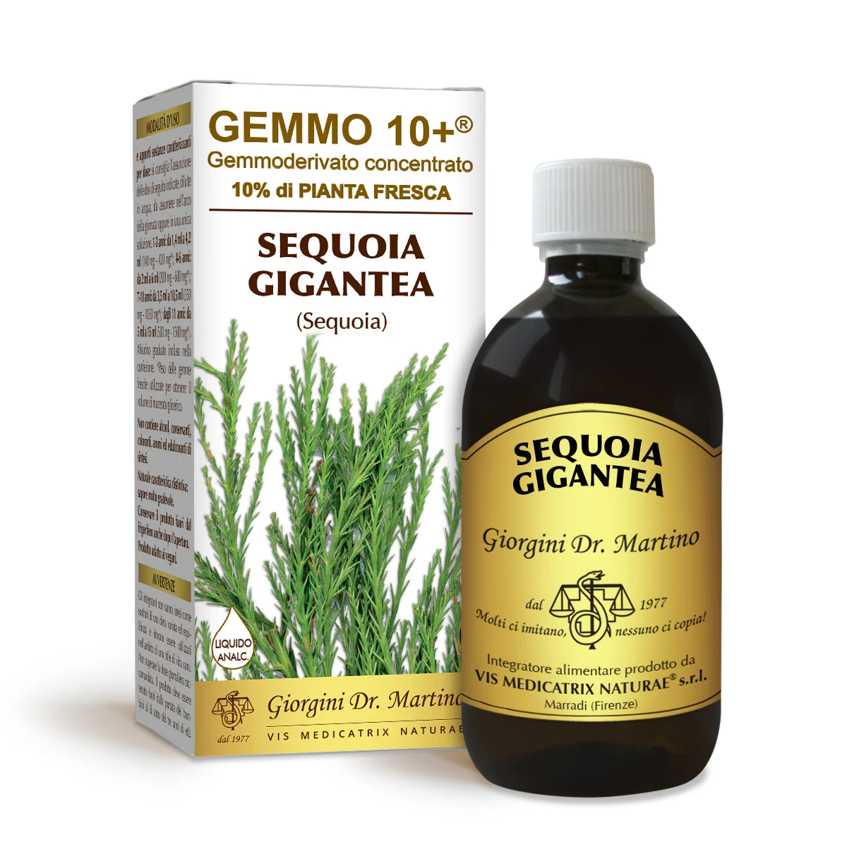 Dr Giorgini gemmo 10+ sequoia 500 ml liquido analcoolico