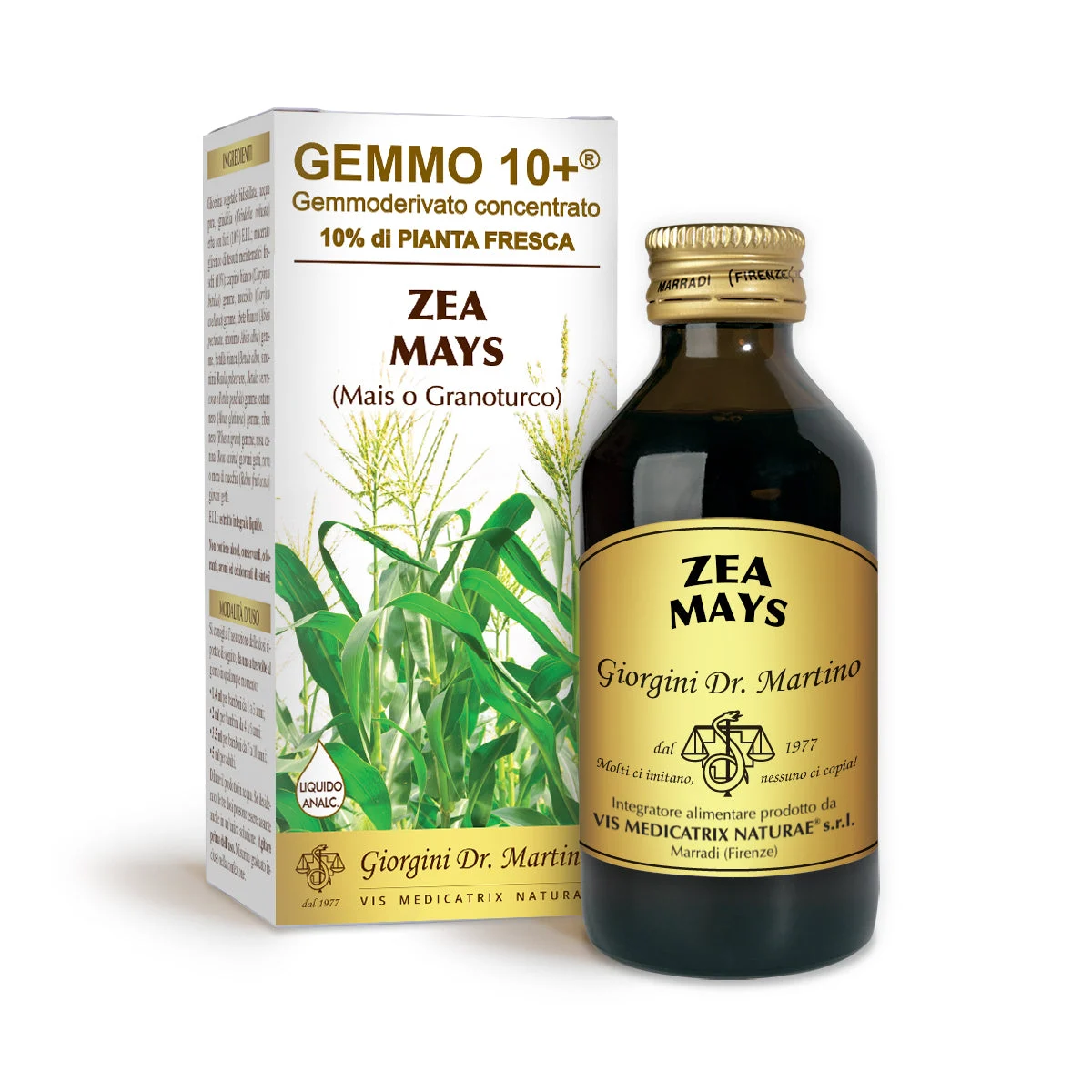 Dr Giorgini gemmo 10+ mais o granoturco 100 ml liquido analcoolico