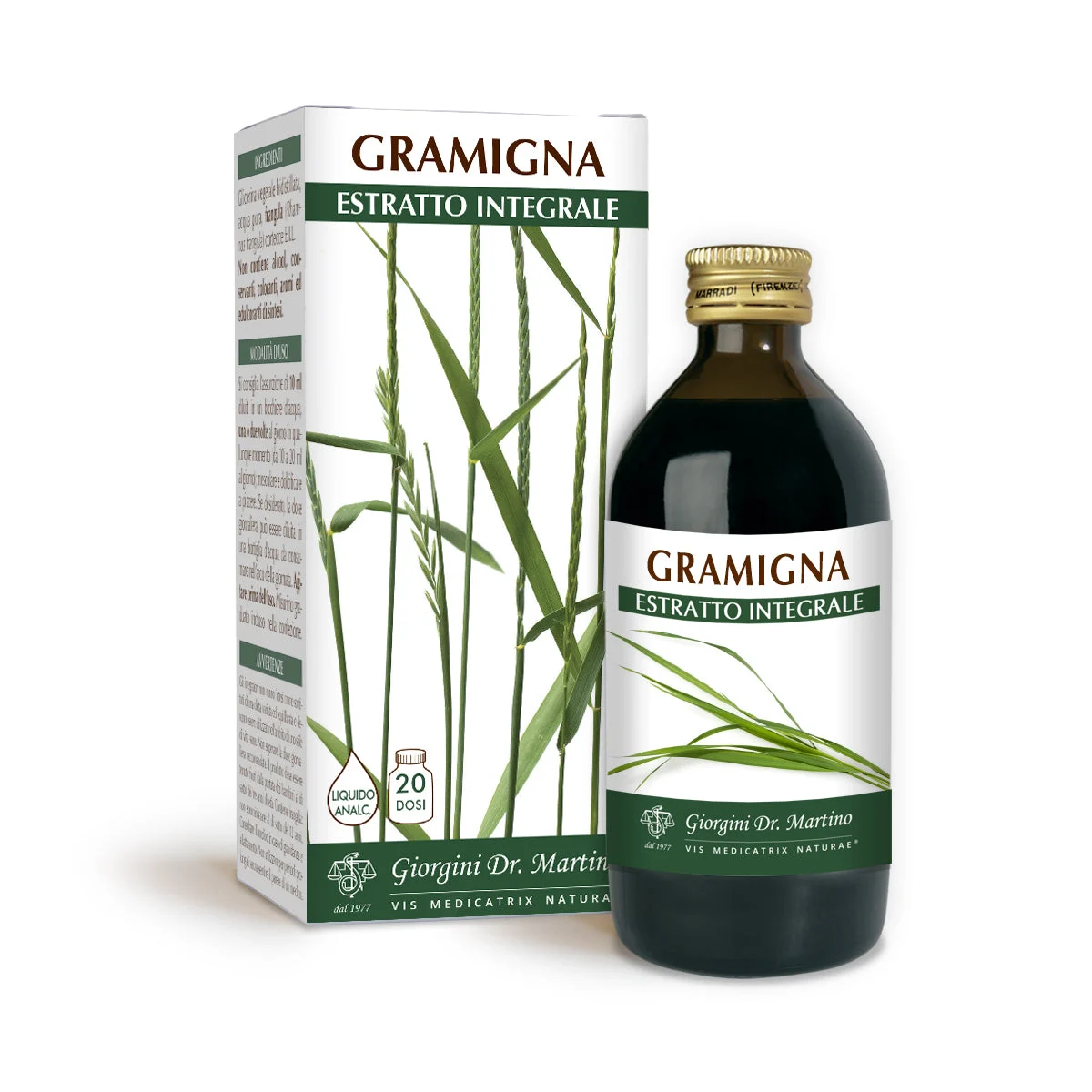 Dr Giorgini Gramigna Estratto integrale Liquido analcoolico 200ml