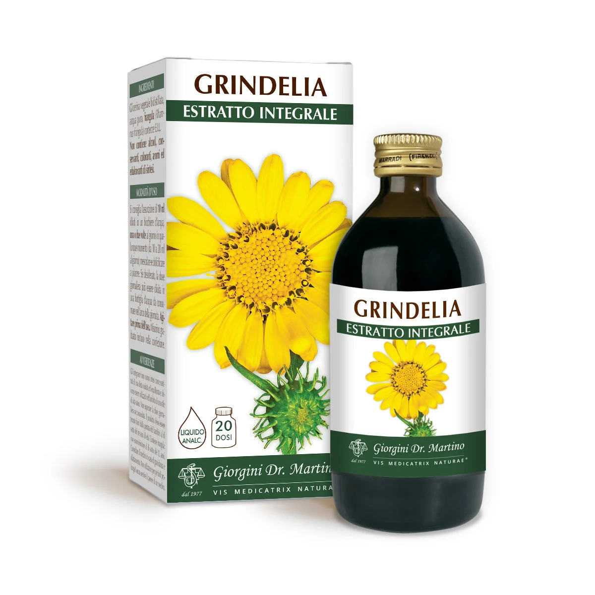 Dr Giorgini Grindelia Estratto integrale Liquido analcoolico 200ml
