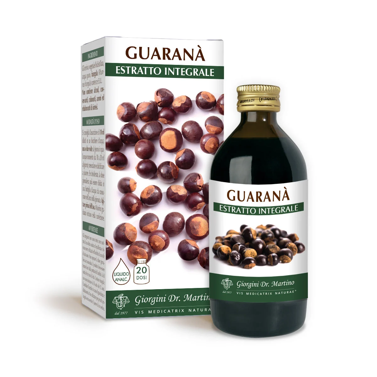 Dr Giorgini Guarana Estratto integrale Liquido analcoolico 200 ml