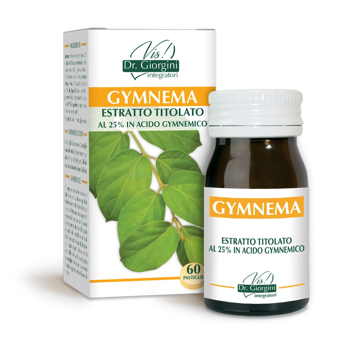 Dr Giorgini gymnema estratto titolato 60 pastiglie da 500 mg - 30 gr