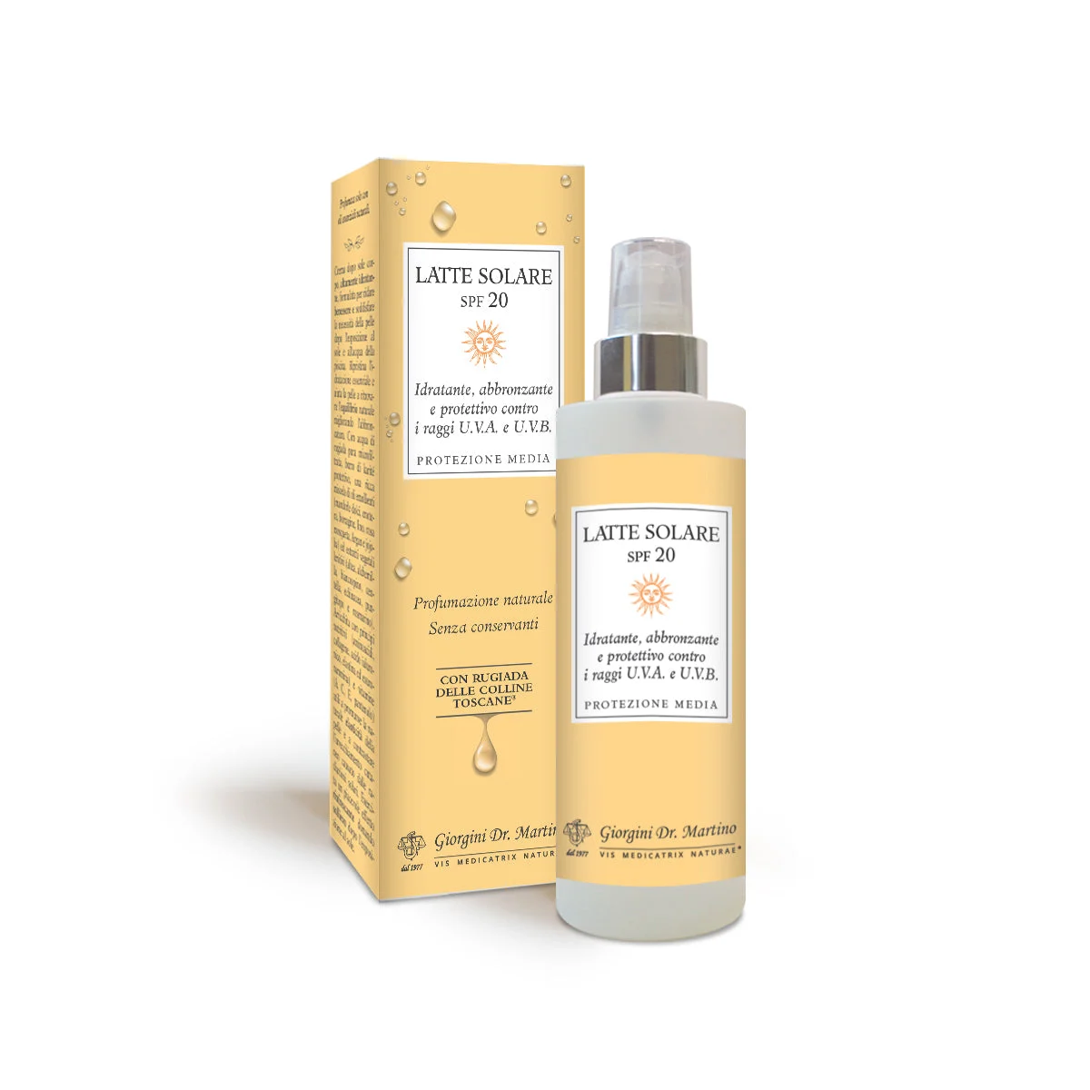 Dr Giorgini Latte Solare SPF 20 125 ml