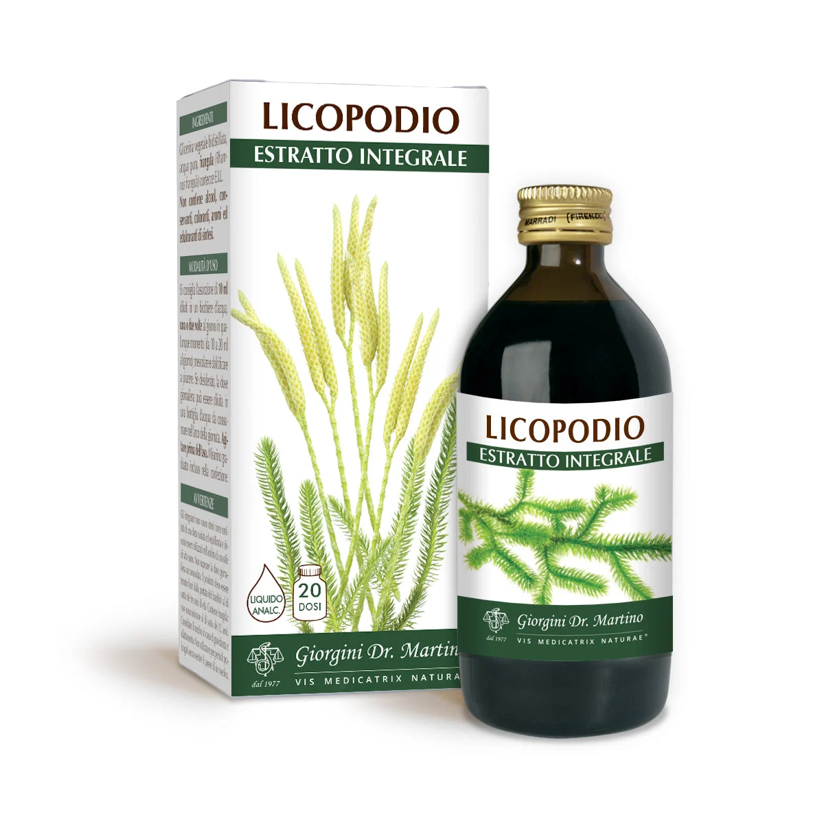 Dr Giorgini Licopodio Estratto integrale Liquido analcoolico 200ml