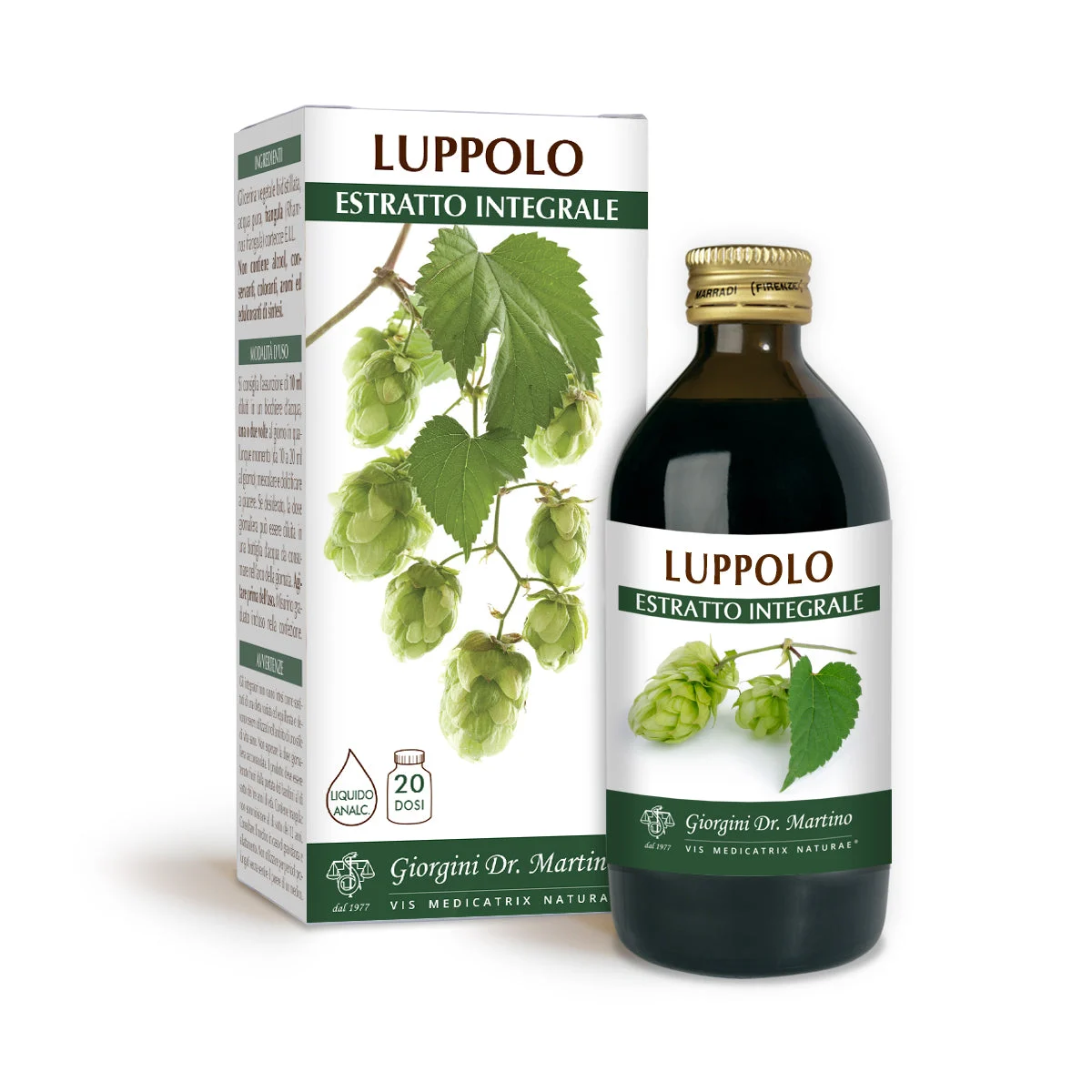 Dr Giorgini Luppolo Estratto integrale Liquido analcoolico 200ml