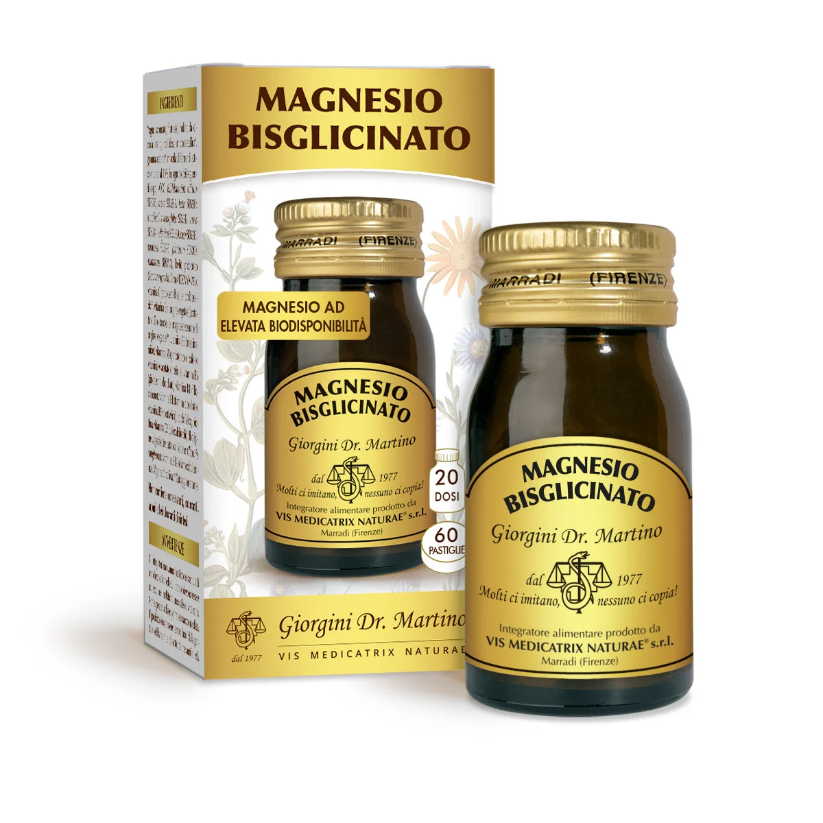 Dr Giorgini Magnesio Bisglicinato 180 pastiglie da 500 mg - 90 gr