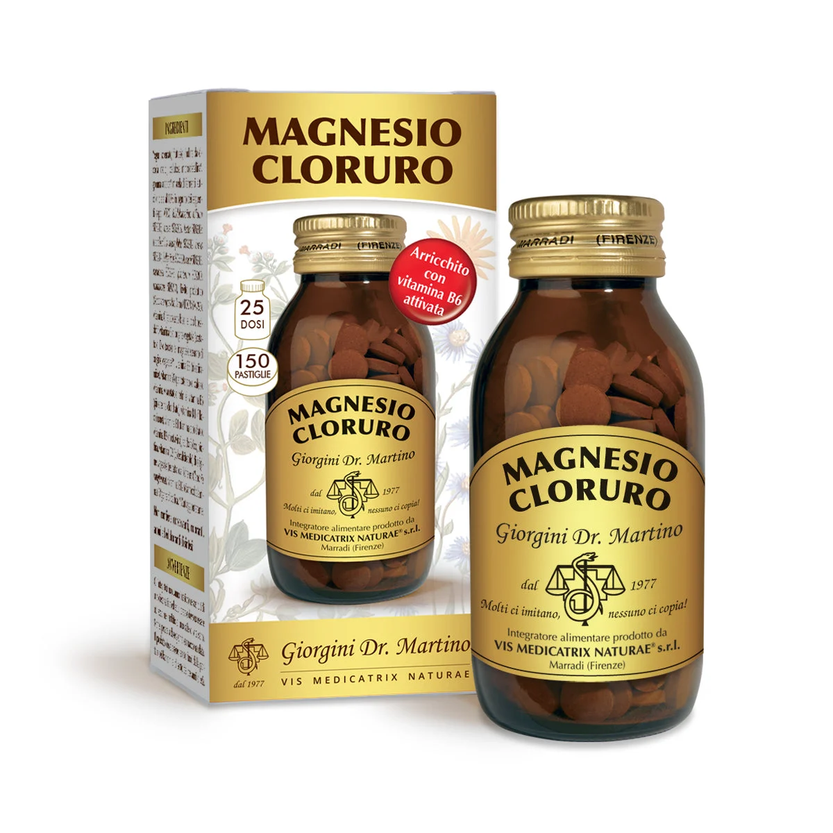 Dr Giorgini Magnesio Cloruro 150 pastiglie da 600 mg - 90 gr
