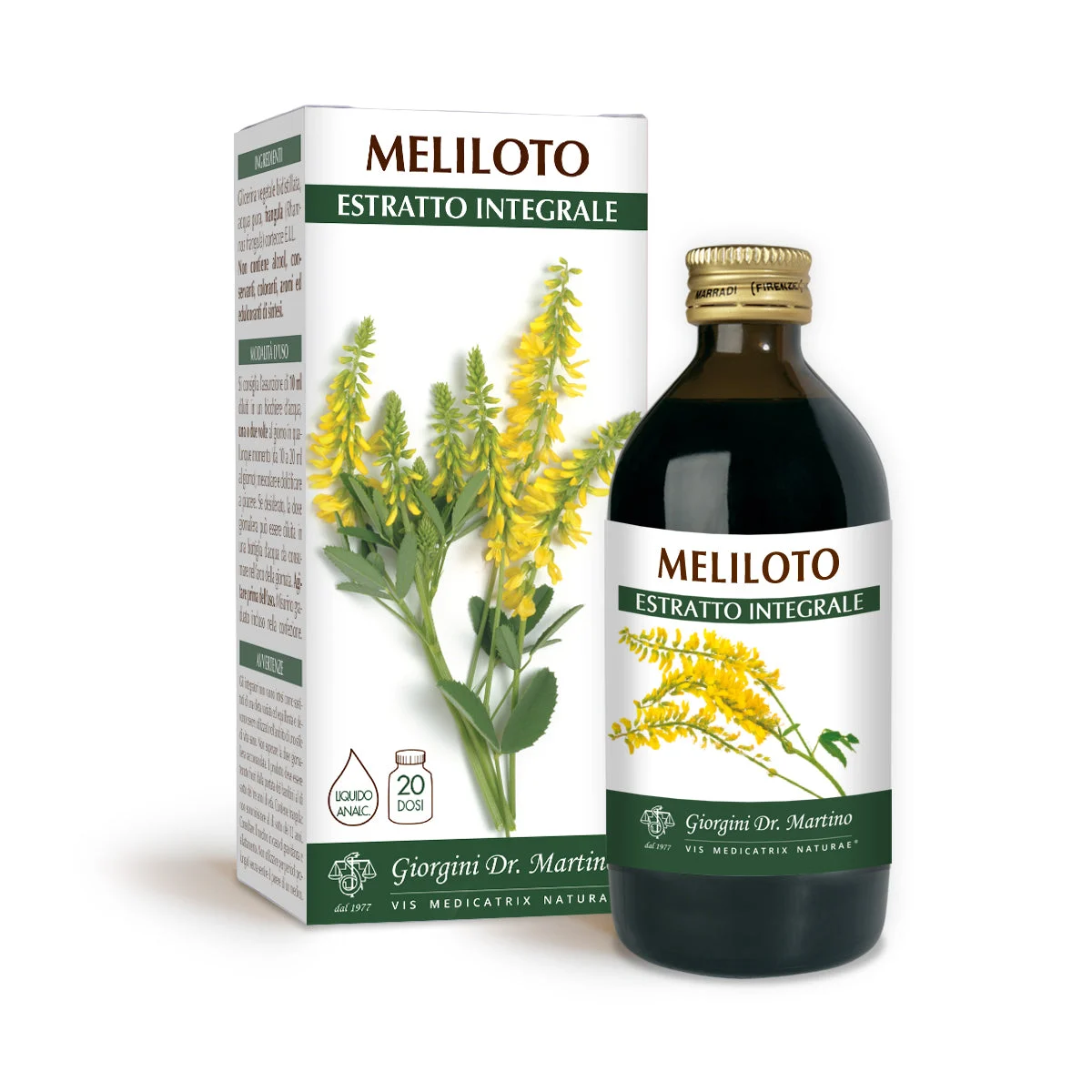 Dr Giorgini Meliloto Estratto integrale Liquido analcoolico 200ml