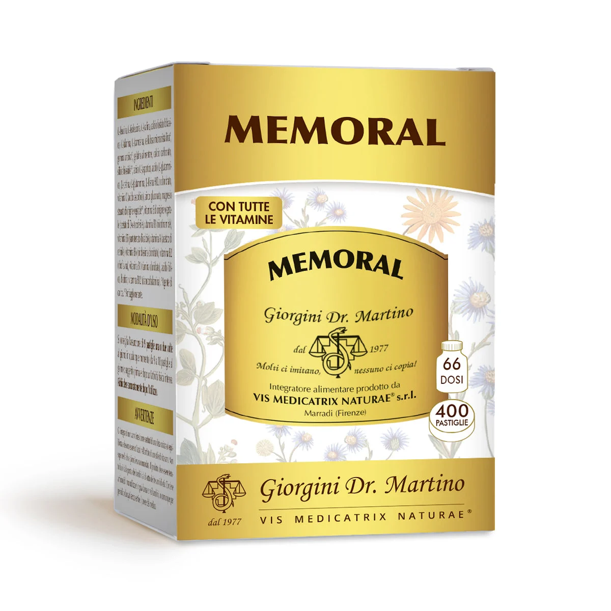 Dr Giorgini memoral 200 g - 400 pastiglie da 500 mg