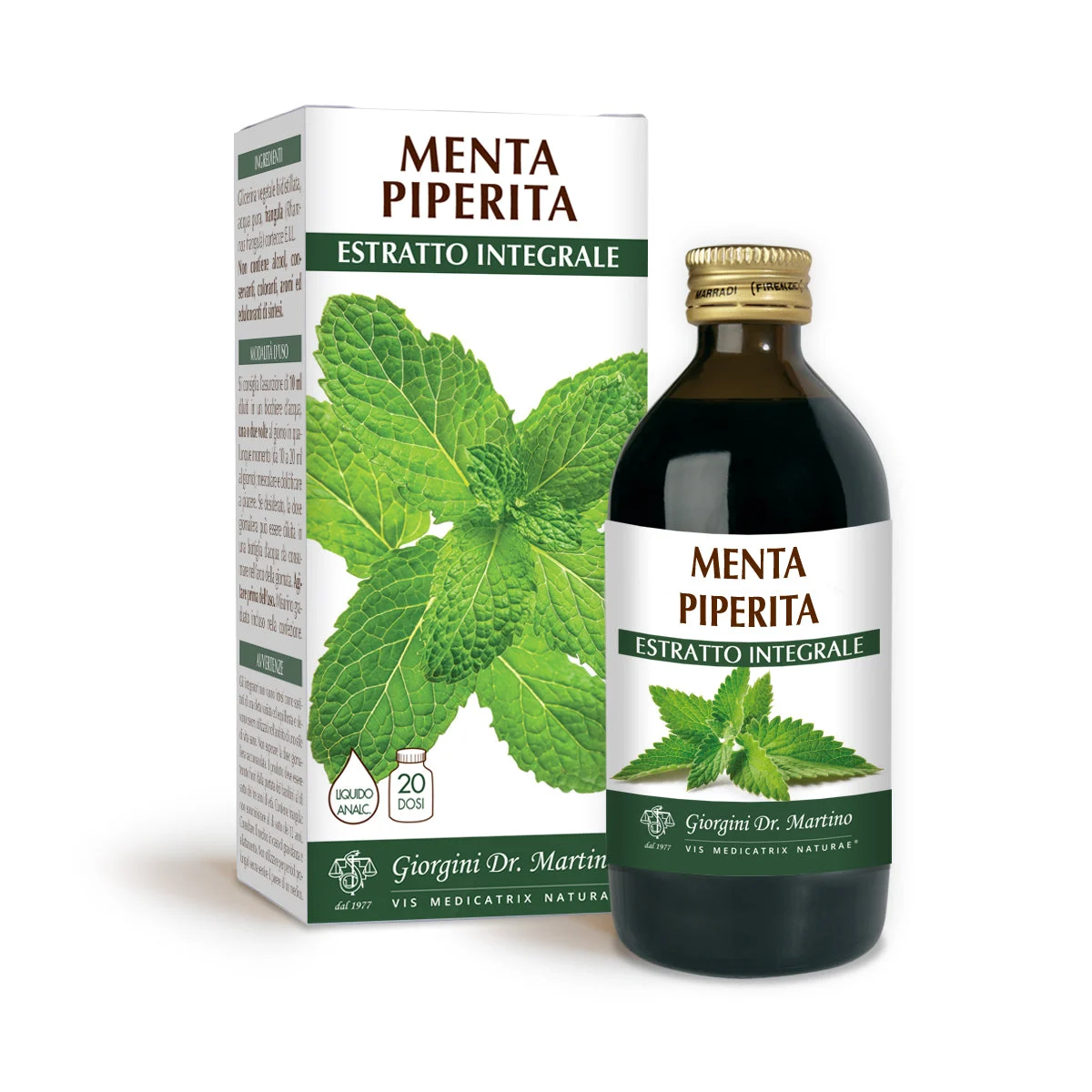 Dr Giorgini Menta Piperita Estratto integrale Liquido analcoolico 200ml