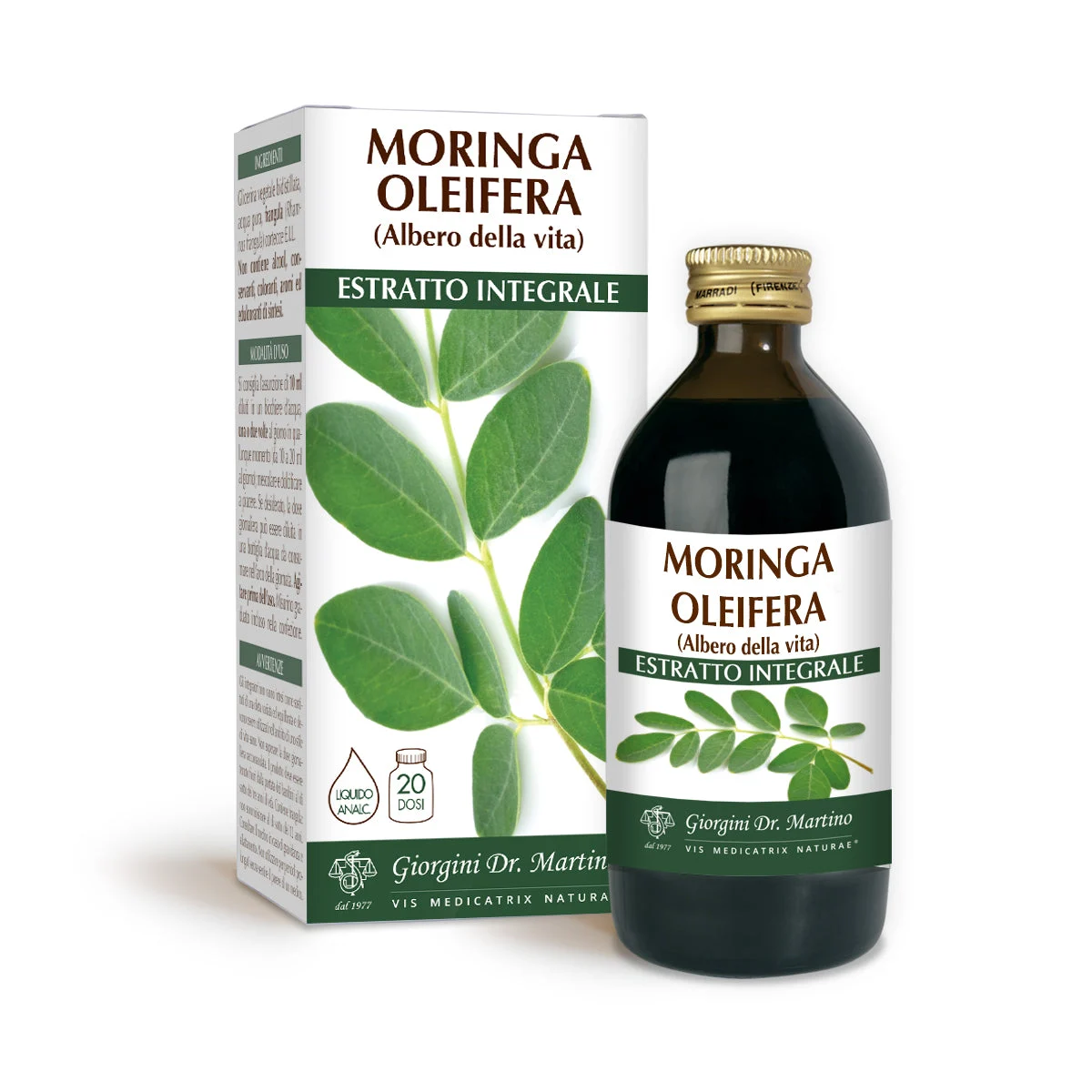 Dr Giorgini Moringa Oleifera Estratto integrale Liquido analcoolico 200ml