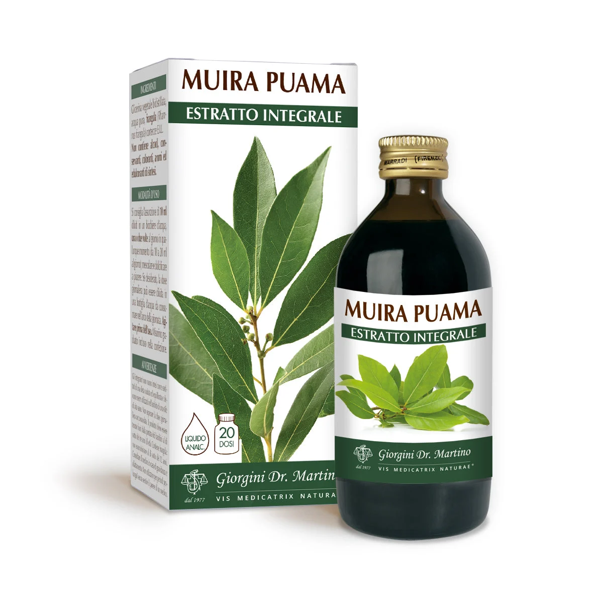 Dr Giorgini Muira Puama Estratto integrale Liquido analcoolico 200ml
