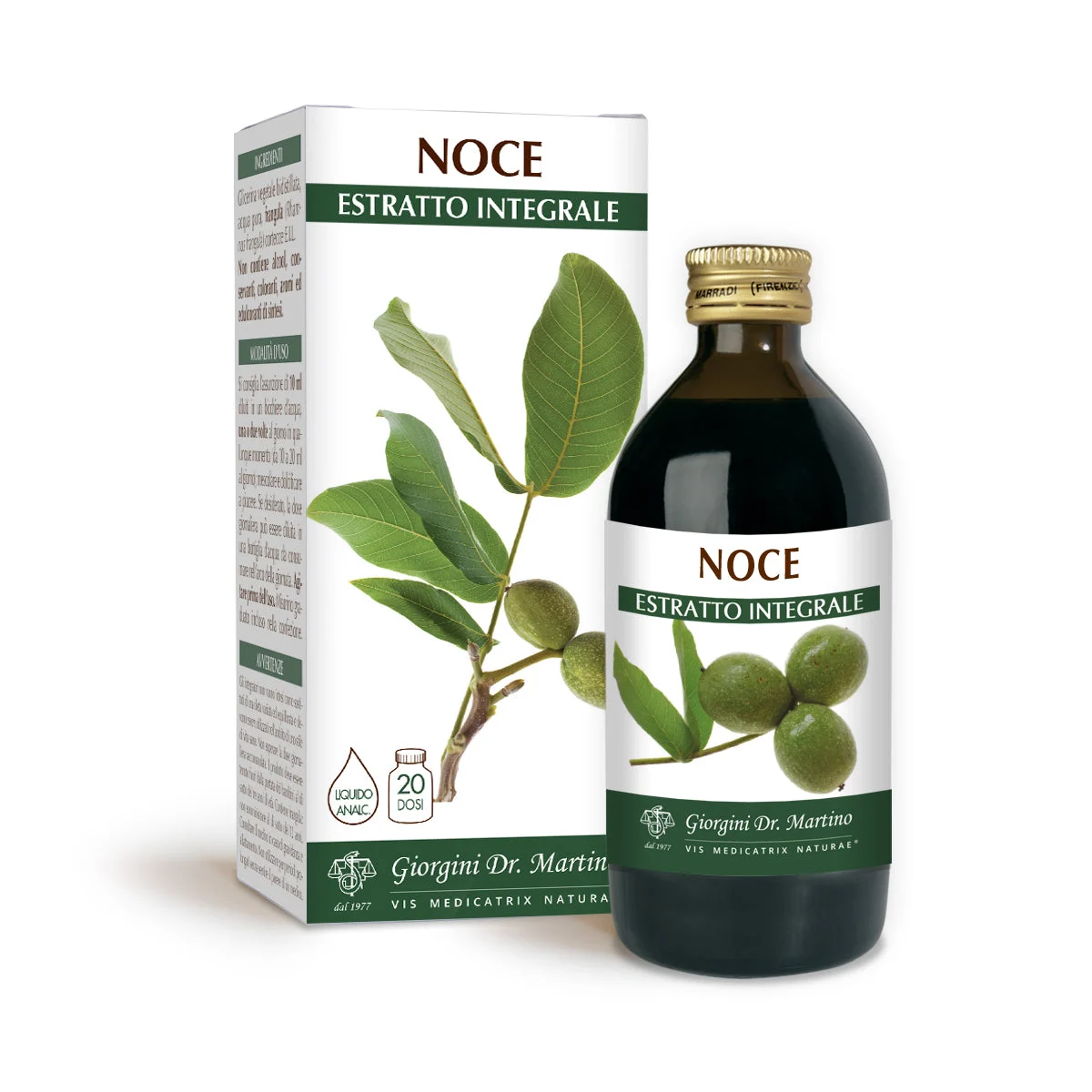 Dr Giorgini Noce Estratto integrale Liquido analcoolico 200ml