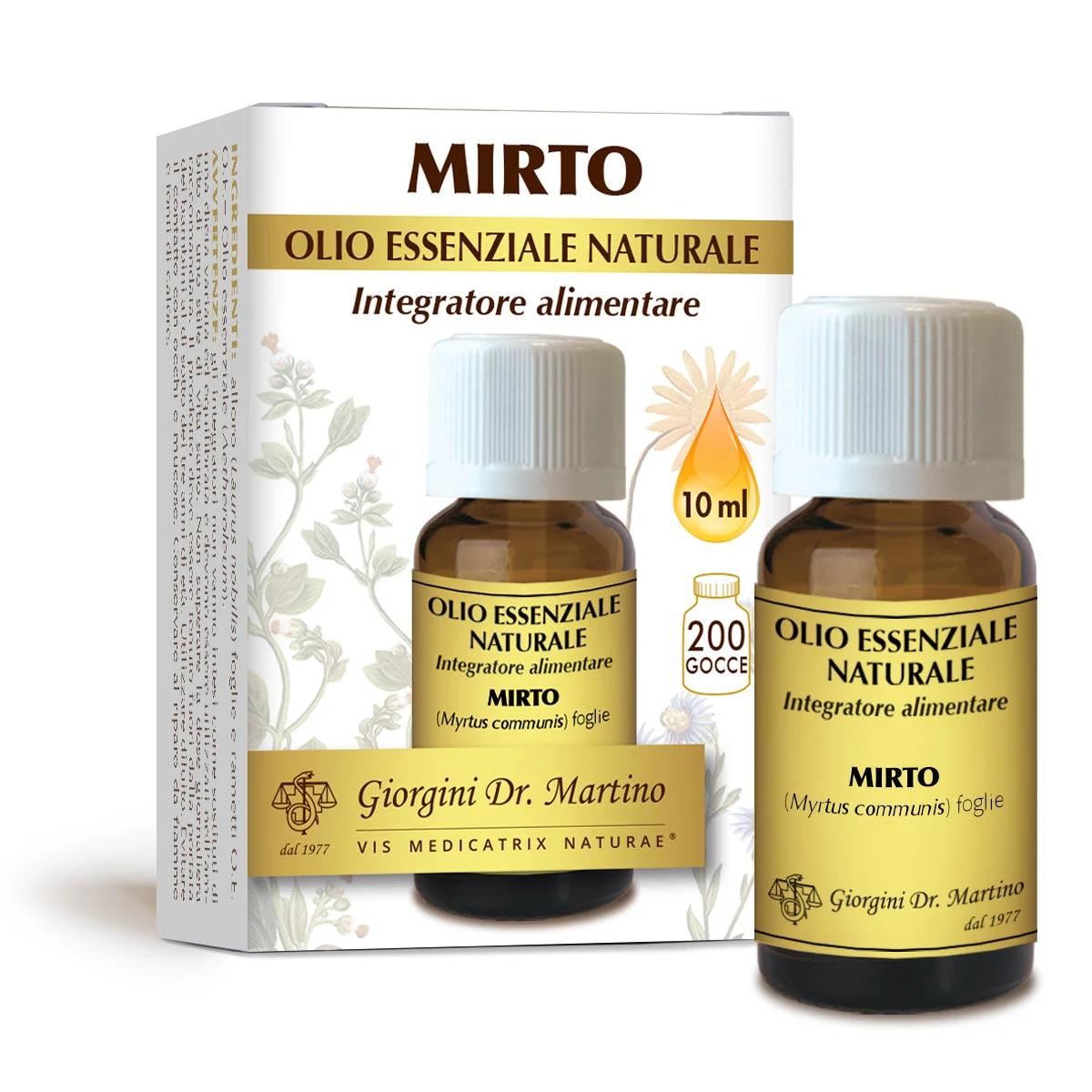 Dr Giorgini mirto olio essenziale naturale 10 ml