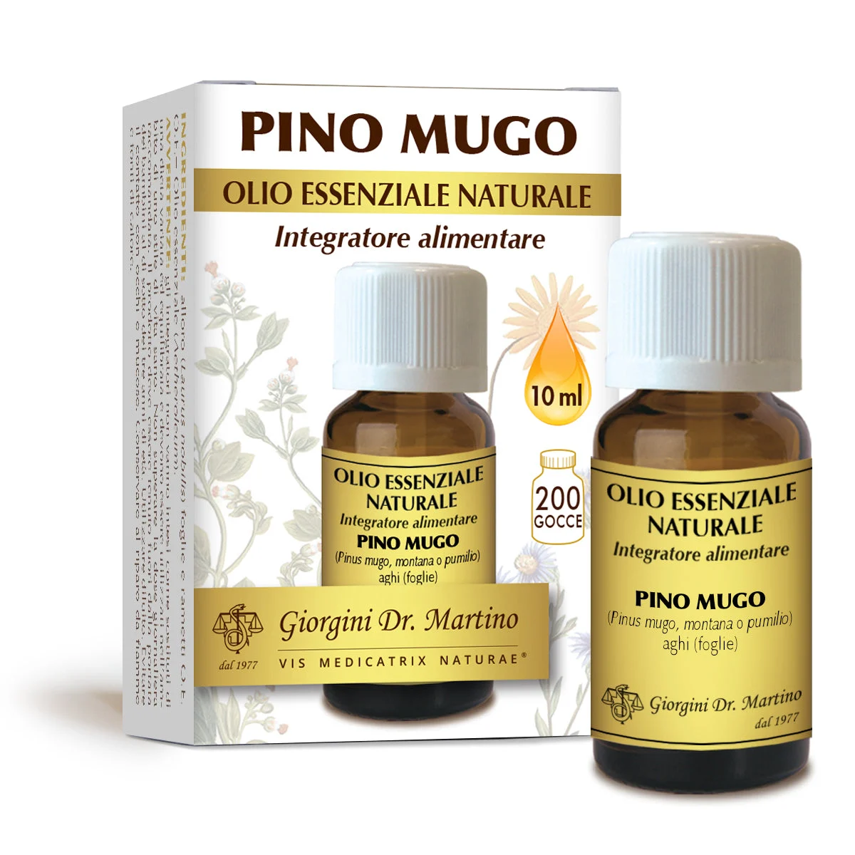 Dr Giorgini pino mugo olio essenziale naturale 10 ml