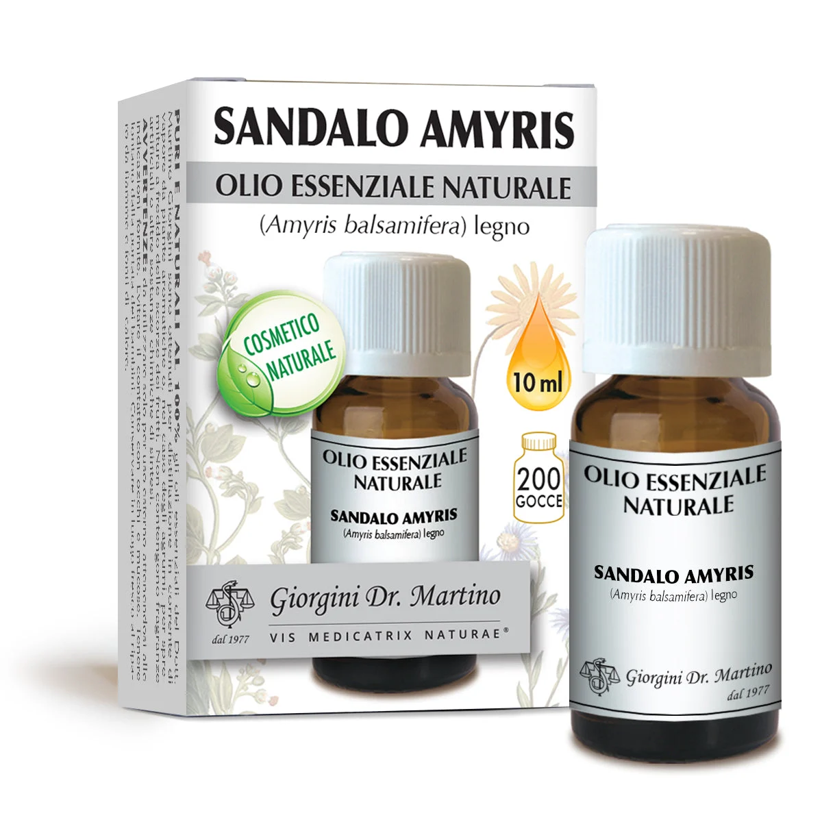 Dr Giorgini Sandalo Amyris Olio essenziale naturale 10 ml