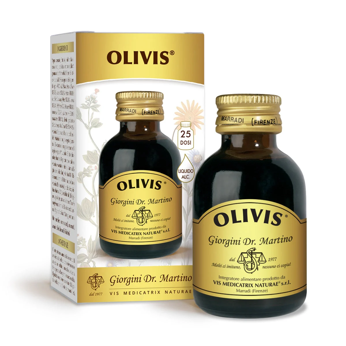 Dr Giorgini Olivis Liquido Alcoolico 50 ml