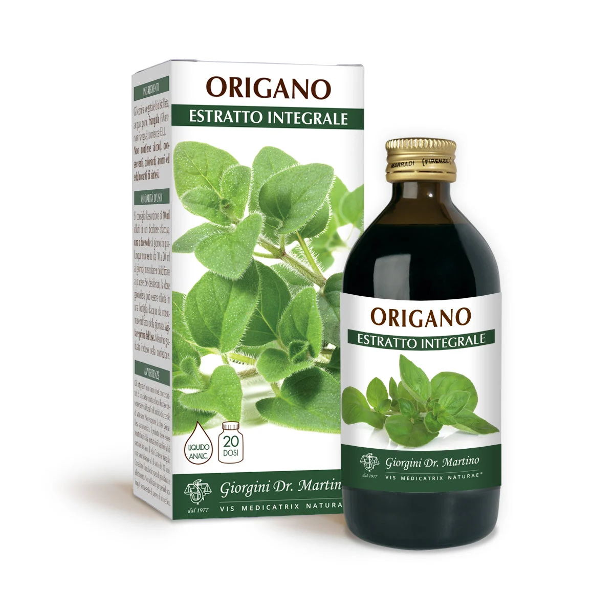 Dr Giorgini Origano Estratto integrale Liquido analcoolico 200ml