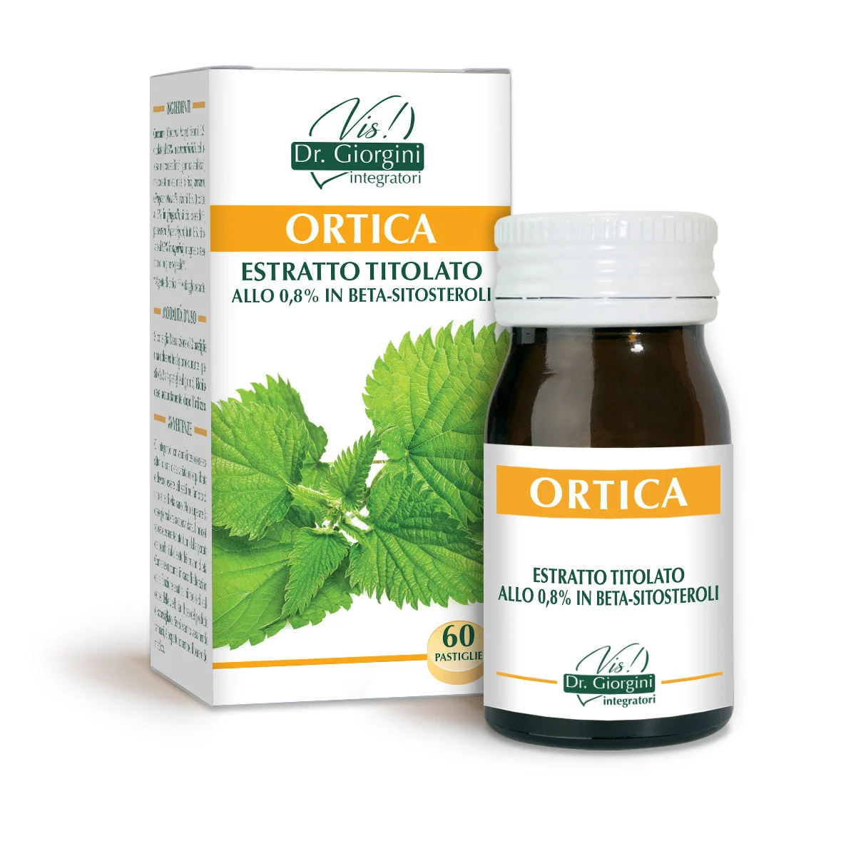Dr Giorgini ortica estratto titolato 60 pastiglie da 500 mg - 30 gr
