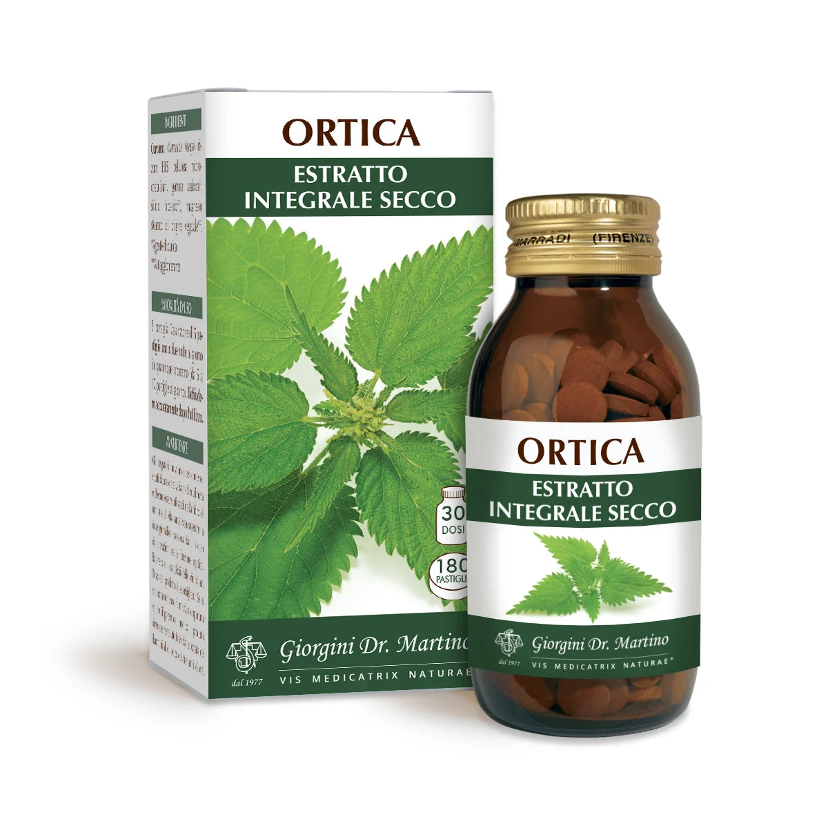 Dr Giorgini Ortica Estratto integrale secco 180 pastiglie da 500 mg