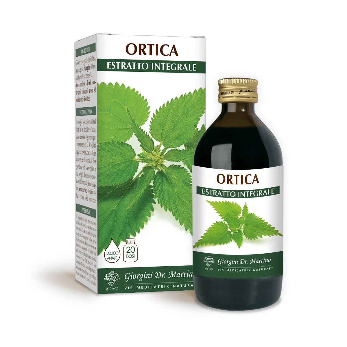 Dr Giorgini Ortica Estratto integrale Liquido analcoolico 200ml