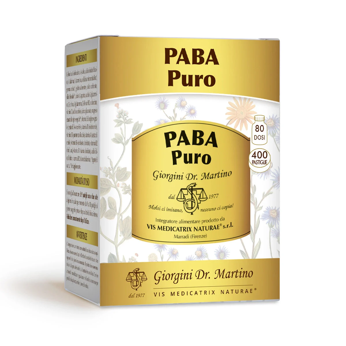 Dr Giorgini Paba Puro 400 pastiglie da 500 mg - 200 g