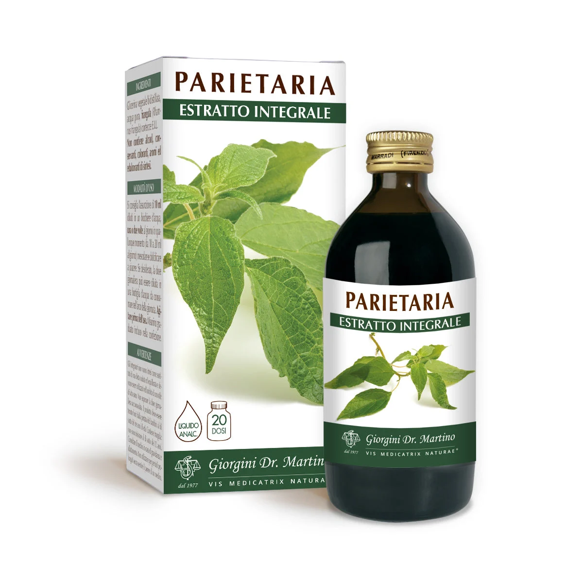 Dr Giorgini Parietaria Estratto integrale Liquido analcoolico 200ml
