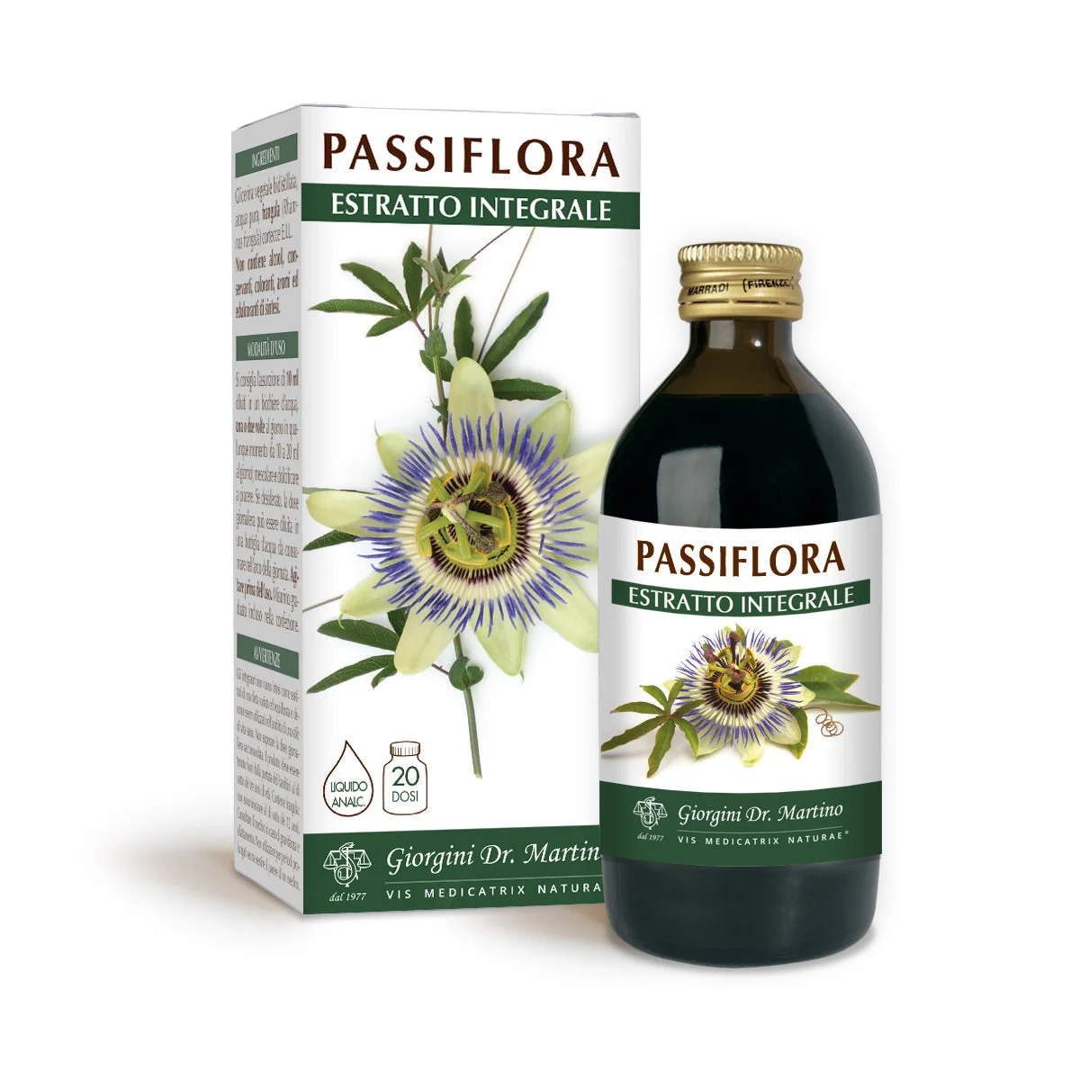 Dr Giorgini Passiflora Estratto integrale Liquido analcoolico 200ml