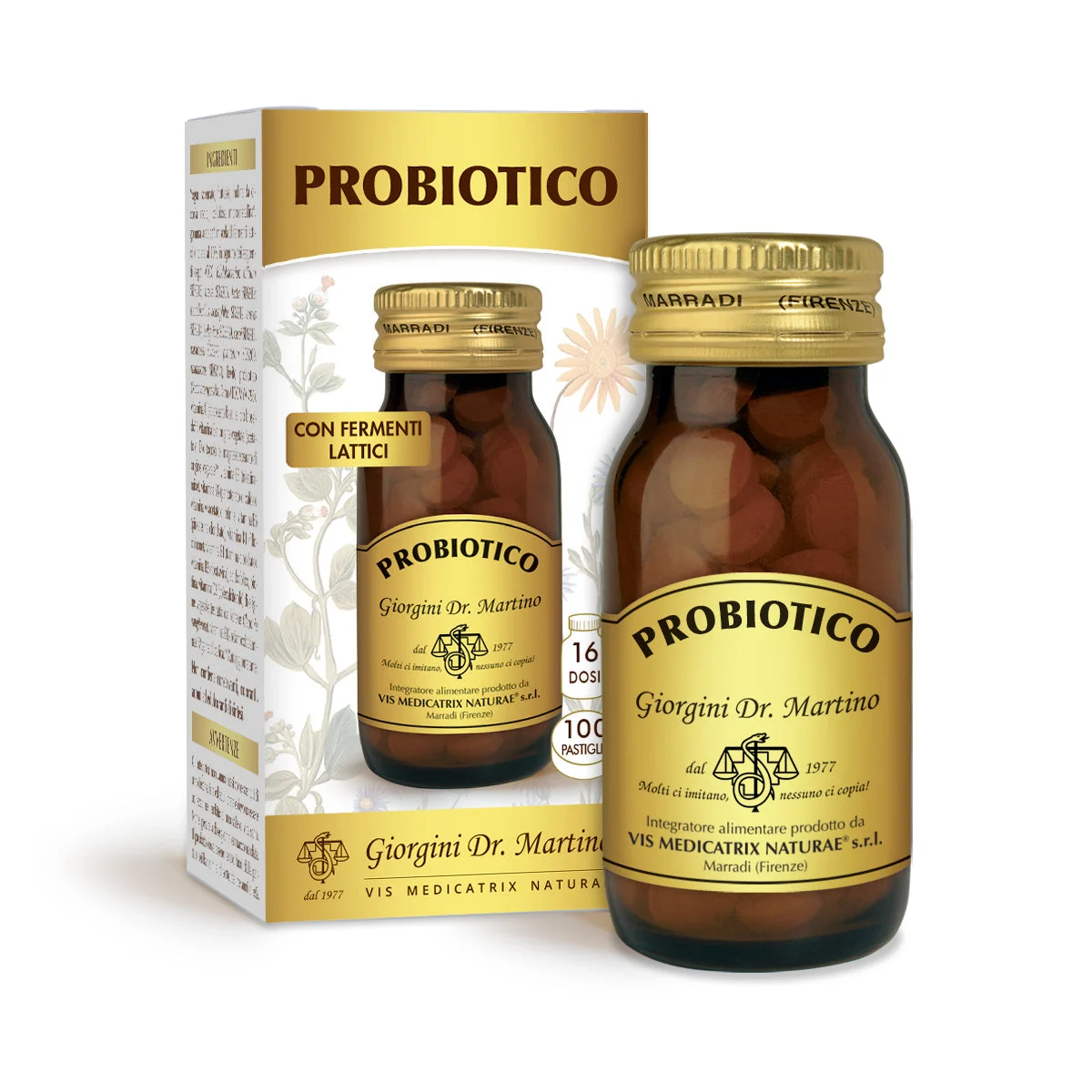 Dr Giorgini Probiotico 50 g - 100 pastiglie da 500 mg