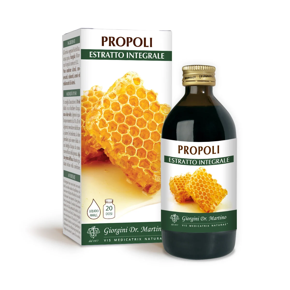 Dr Giorgini Propoli Estratto integrale Liquido analcoolico 200ml