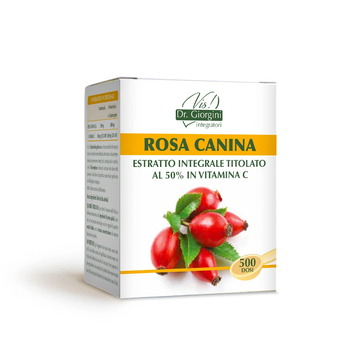 Dr Giorgini rosa canina estratto integrale titolato polvere 100g