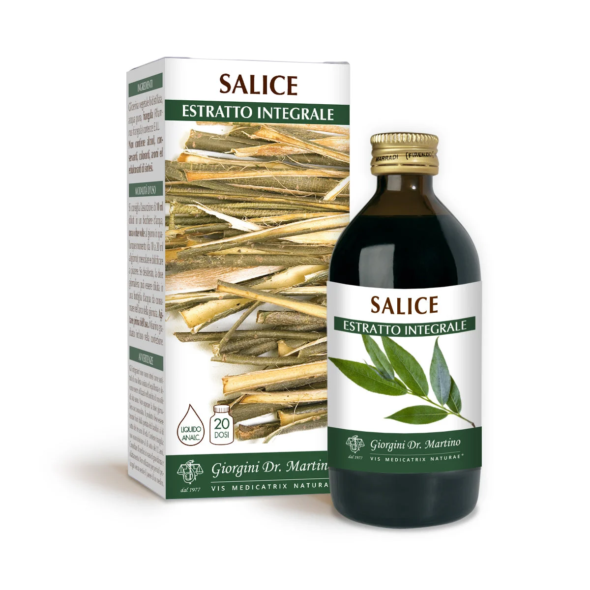 Dr Giorgini Salice Estratto integrale Liquido analcoolico 200ml