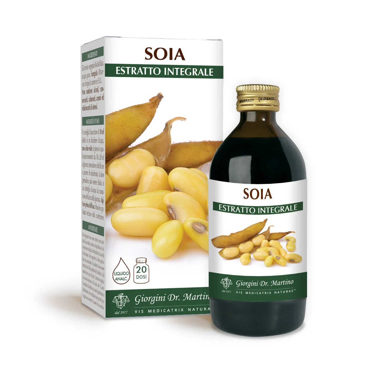 Dr Giorgini Soia Estratto integrale Liquido analcoolico 200ml