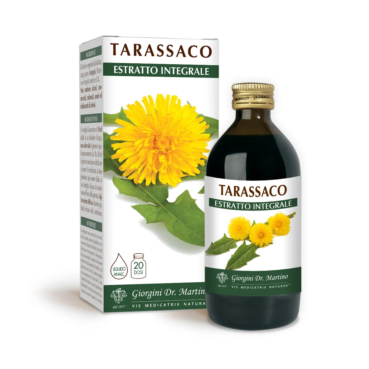 Dr Giorgini Tarassaco Estratto integrale Liquido analcoolico 200ml