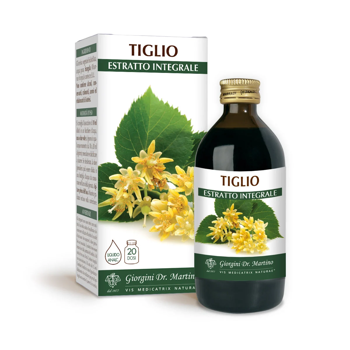 Dr Giorgini Tiglio Estratto integrale Liquido analcoolico 200 ml