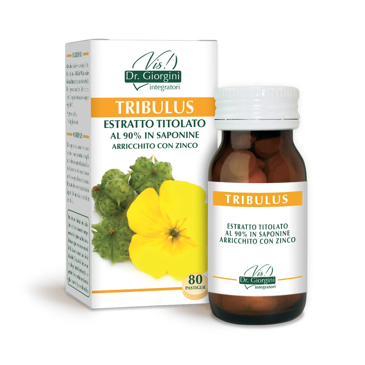 Dr Giorgini tribulus estratto titolato 80 pastiglie da 500 mg - 40 gr