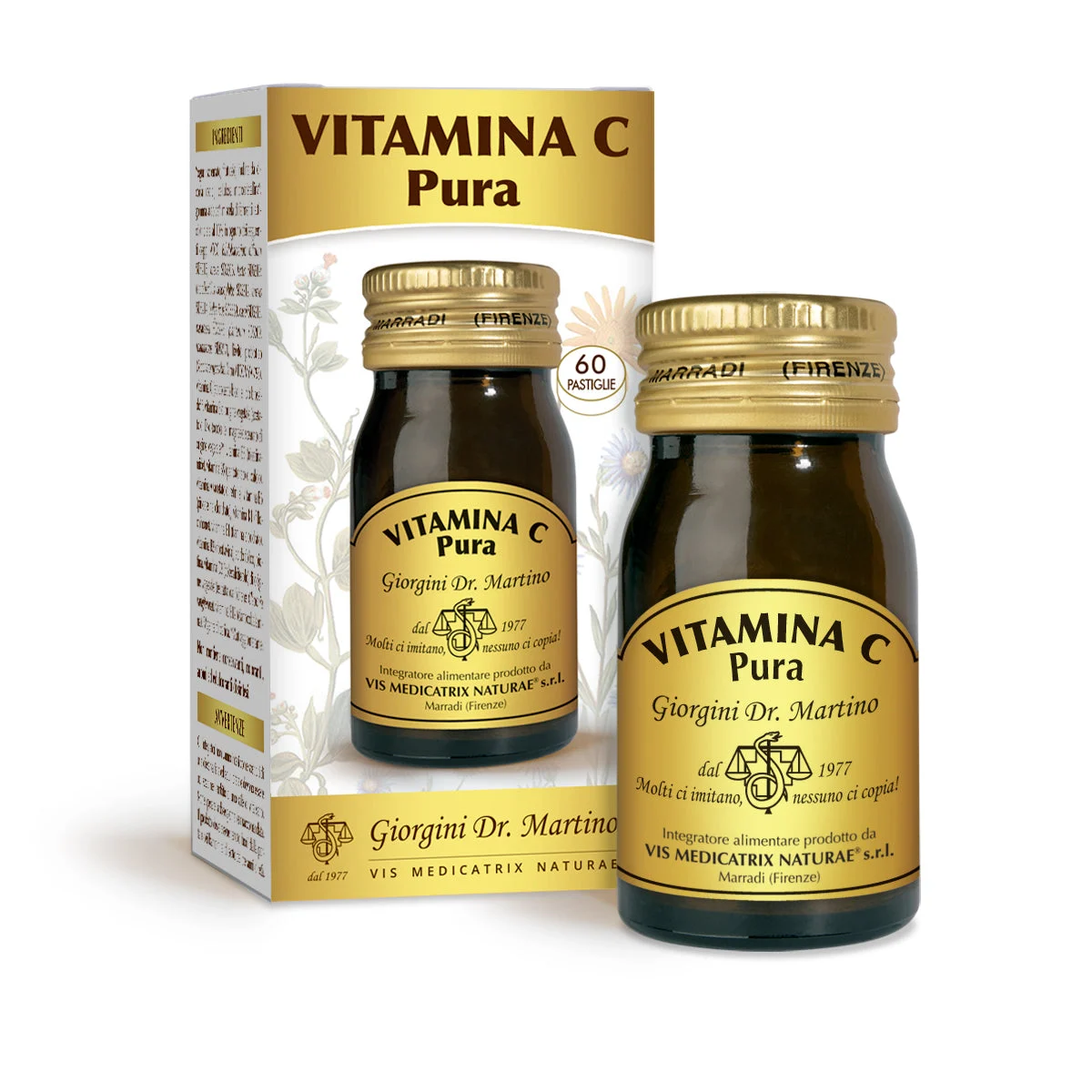 Dr Giorgini Vitamina C Pura 180 pastiglie da 500 mg - 90 gr