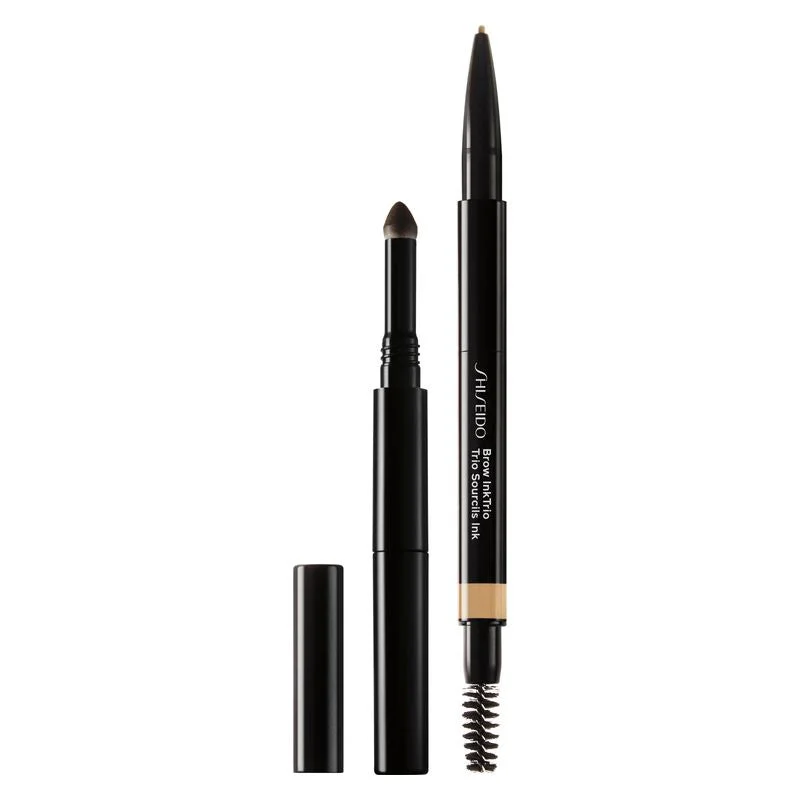 Shiseido 3 In 1: Matita, Polvere E Pettinino Per Le Sopracciglia Biondo