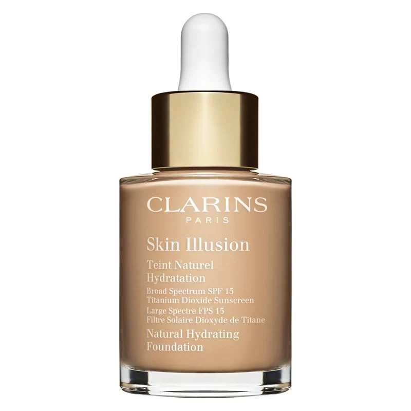 Clarins Skin Illusion SPF 15 Fondotinta Naturale Idratante 30 ml 108 Sabbia