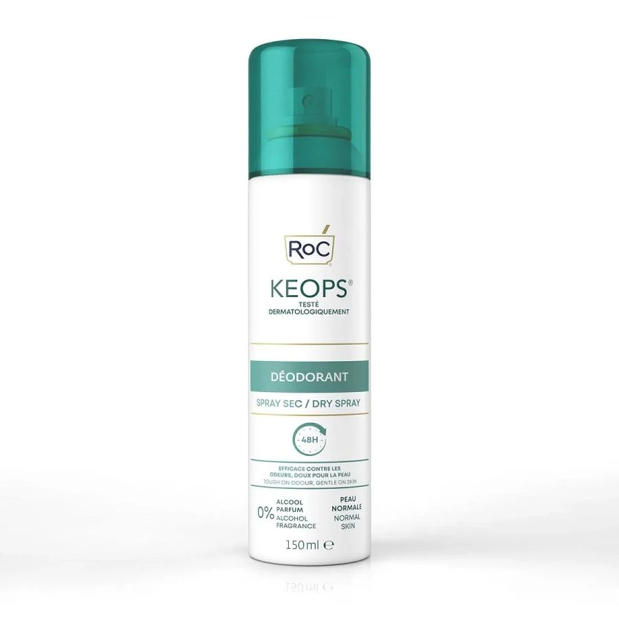 Roc Keops Deodorante Spray Secco Traspirazione Abbondante 150ml