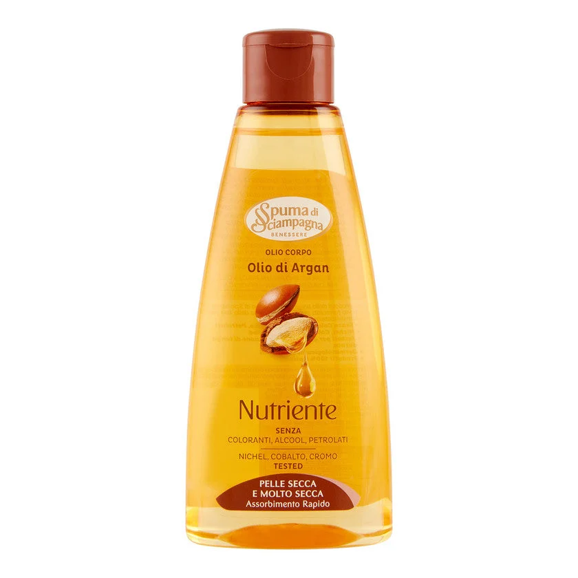 Spuma di sciampagna Benessere Nutriente Olio Corpo Olio Di Argan 150 ml