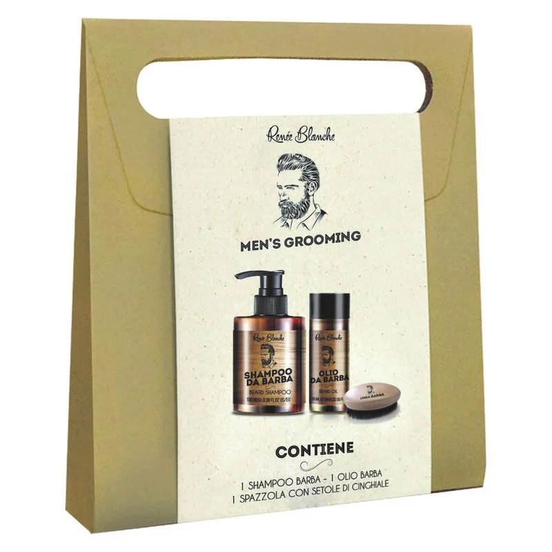 Renee blanche Set per la cura della barba da uomo