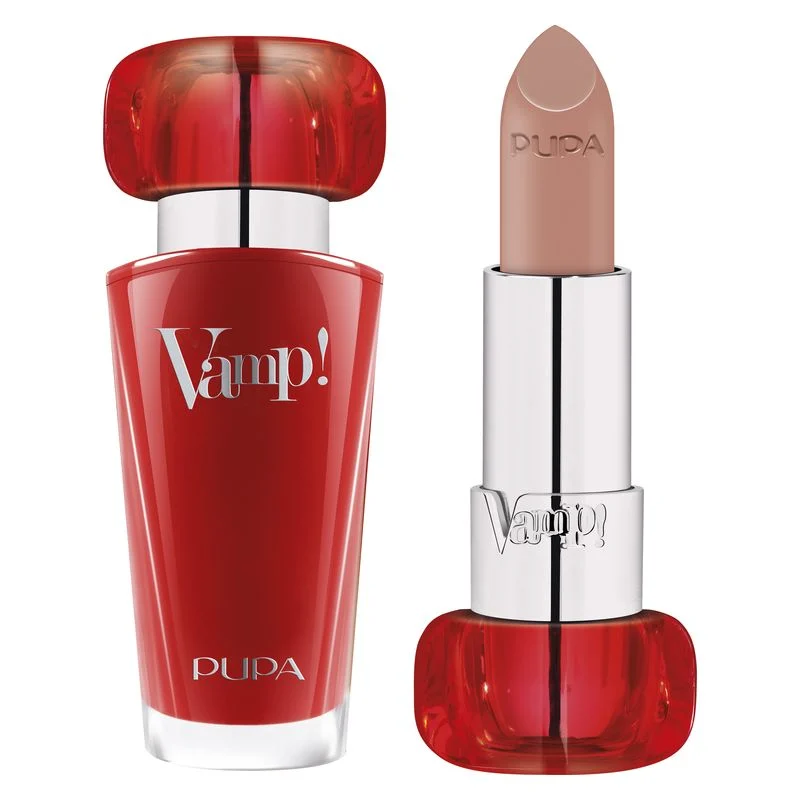 Pupa Vamp Rossetto Dal Colore Estremo Con Trattamento Volumizzante 304 - Red Flame (3,5 G)